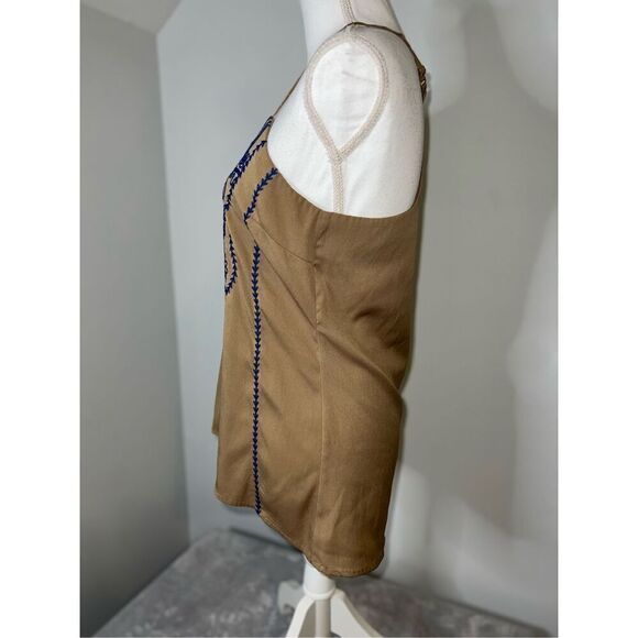 Women’s Tank Top Boho Embroidered Festival SMALL - Picture 3 of 9